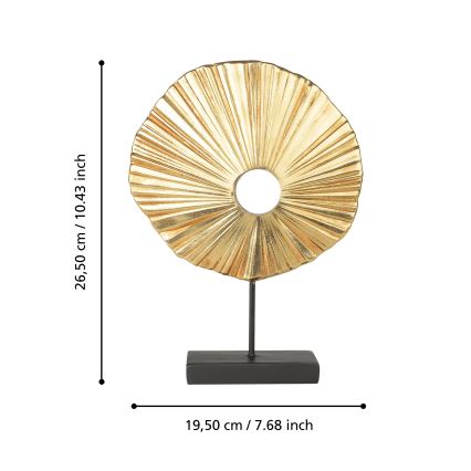 Eglo 429708 - Dekoration URAKAWA 26,5x19,5 cm guld/sort