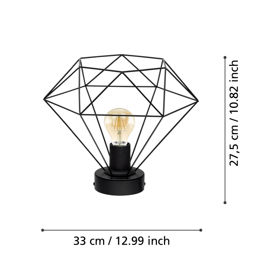 Eglo - Loftlampe 1xE27/60W/230V