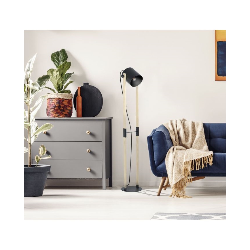 Eglo - Gulvlampe 1xE27/28W/230V