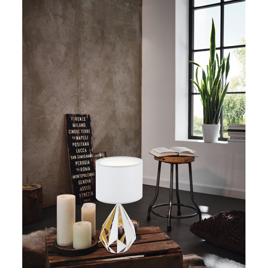 Eglo 43078 - Bordlampe CARLTON 1xE27/60W/230V