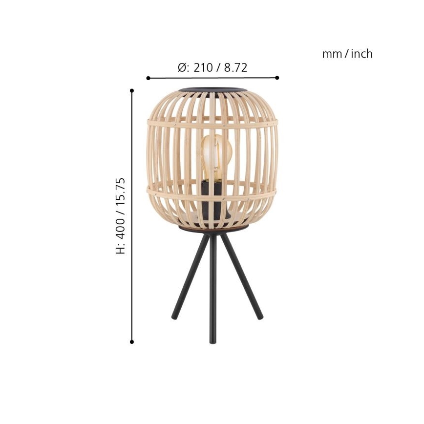 Eglo - Bordlampe 1xE27/28W/230V