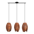 Eglo 43295 - Pendel MONGU 3xE27/40W/230V