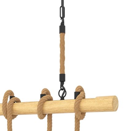 Eglo 43318 - Kædeophængt lysekrone YOUNGSTOWN 4xE27/40W/230V