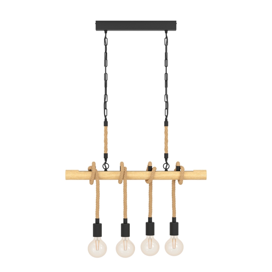 Eglo 43318 - Kædeophængt lysekrone YOUNGSTOWN 4xE27/40W/230V