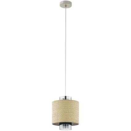 Eglo - Lysekrone i en snor 1xE27/40W/230V