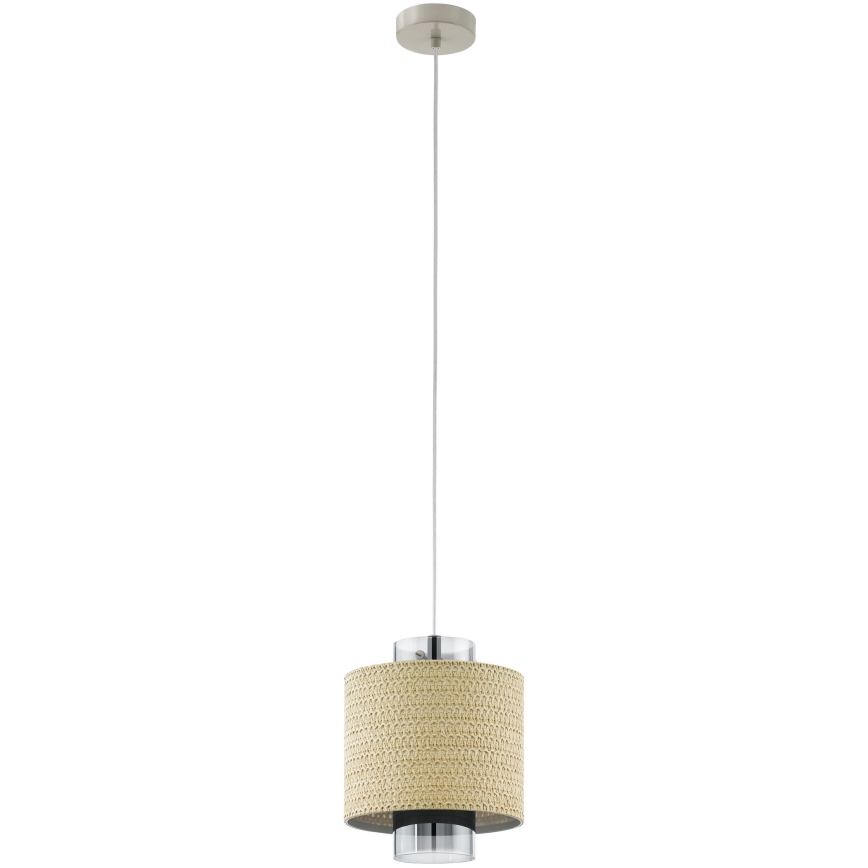 Eglo - Lysekrone i en snor 1xE27/40W/230V
