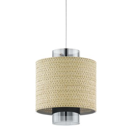 Eglo - Lysekrone i en snor 1xE27/40W/230V