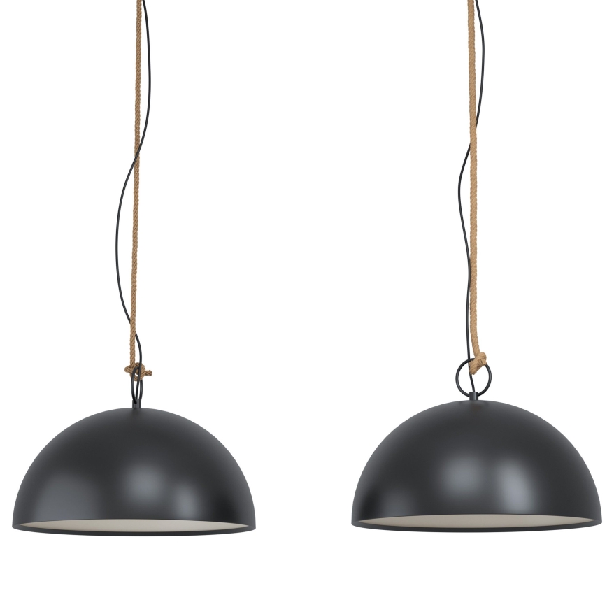 Eglo 43397 - HODSOLL pendel på ledning 2xE27/40W/230V