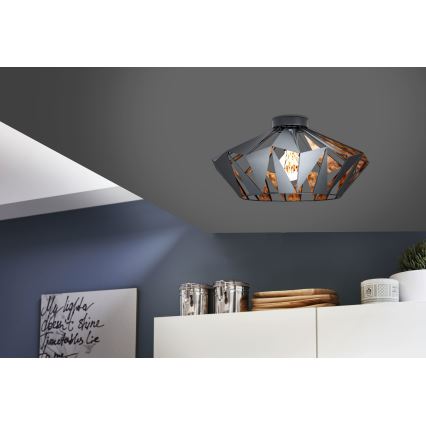 Eglo - Loftlampe 1xE27/60W/230V