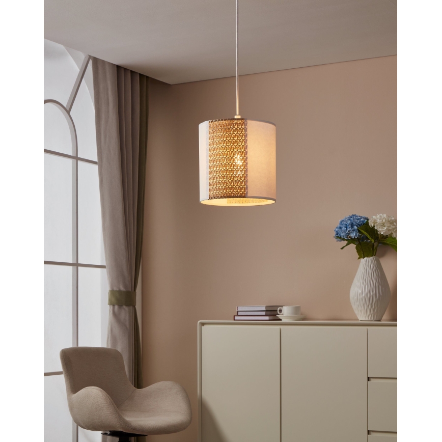 Eglo - Lysekrone i en snor 1xE27/40W/230V