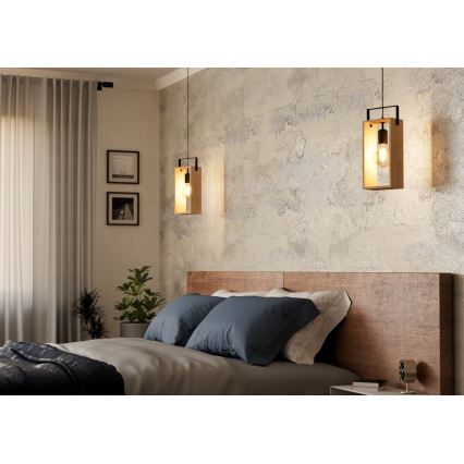 Eglo - Lysekrone i en snor 1xE27/40W/230V