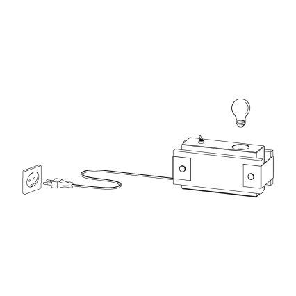 Eglo - Bordlampe 1xE27/16W/230V