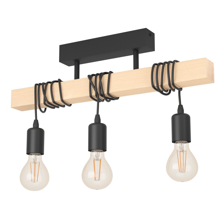 Eglo - Loftlampe TOWNSHEND 3xE27/60W/230V