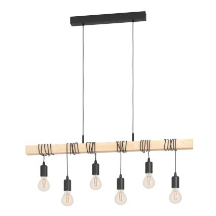Eglo - Pendel TOWNSHEND 6xE27/60W/230V
