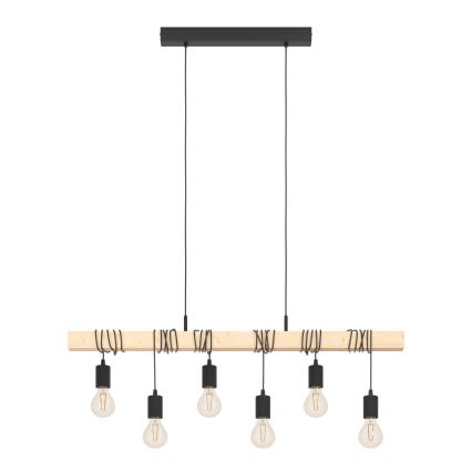 Eglo - Pendel TOWNSHEND 6xE27/60W/230V