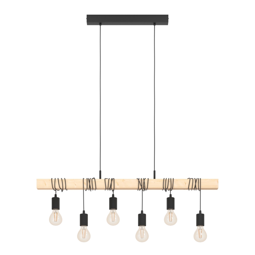 Eglo - Pendel TOWNSHEND 6xE27/60W/230V