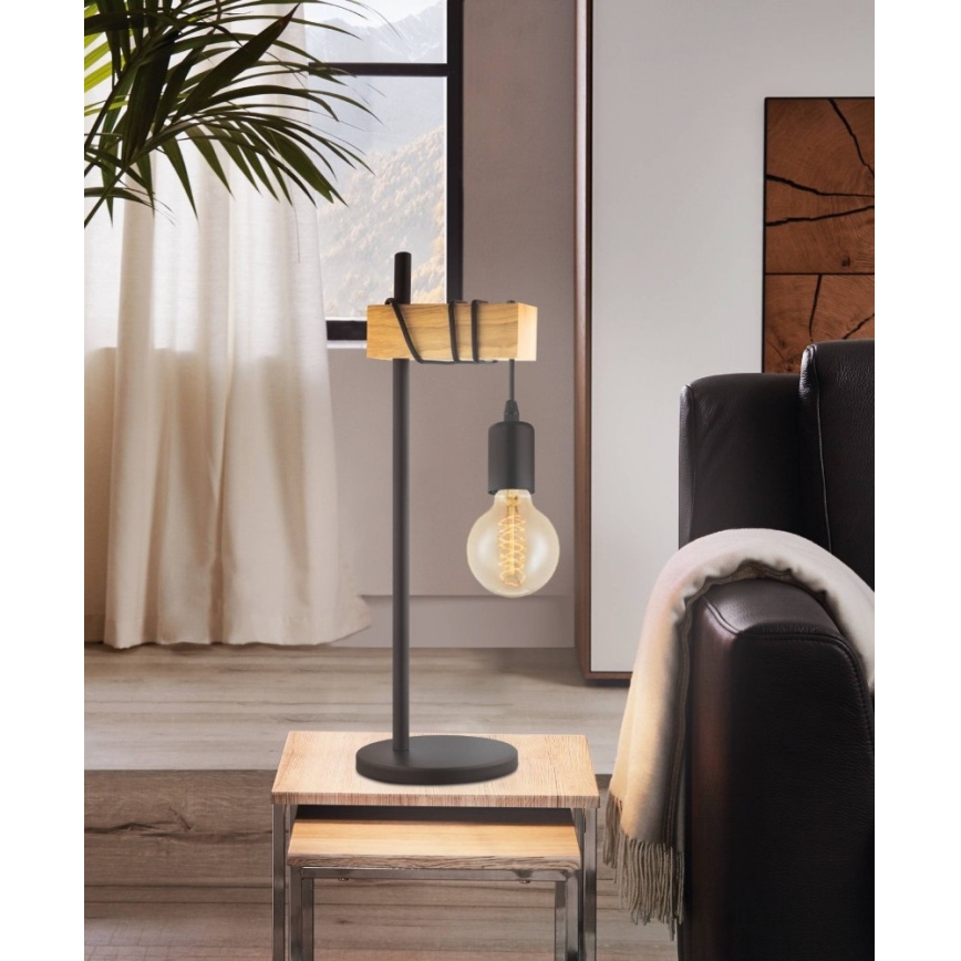 Eglo - Bordlampe TOWNSHEND 1xE27/10W/230V