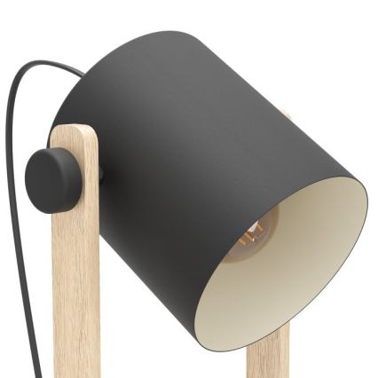 Eglo - Gulvlampe 1xE27/28W/230V - FSC certificeret
