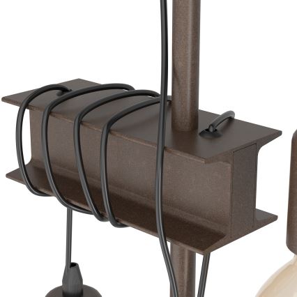 Eglo - Gulvlampe TOWNSHEND 2xE27/10W/230V