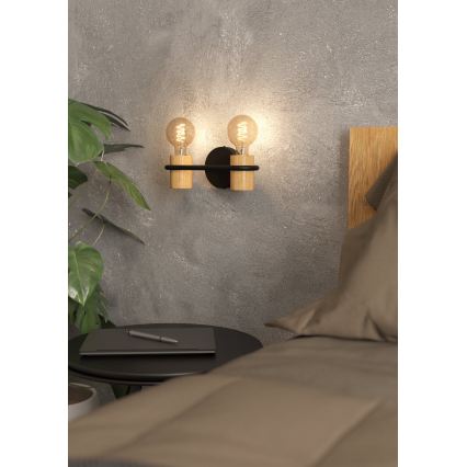 Eglo - Væglampe 2xE27/40W/230V