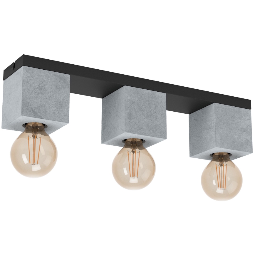 Eglo 43596 - Overflademonteret loftlampe PRESTWICK 3xE27/40W/230V