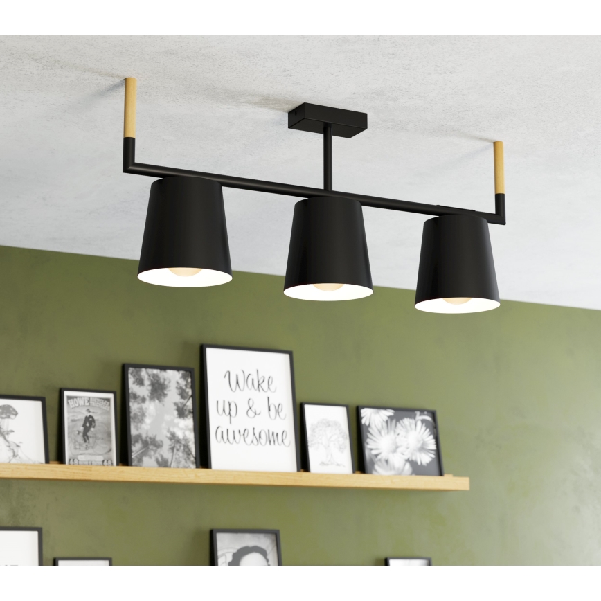 Eglo - Loftlampe 3xE27/40W/230V