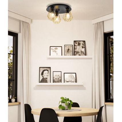 Eglo - Loftlampe 3xE27/40W/230V