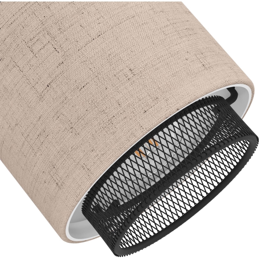 Eglo - Vægspot 1xE14/40W/230V sort/beige