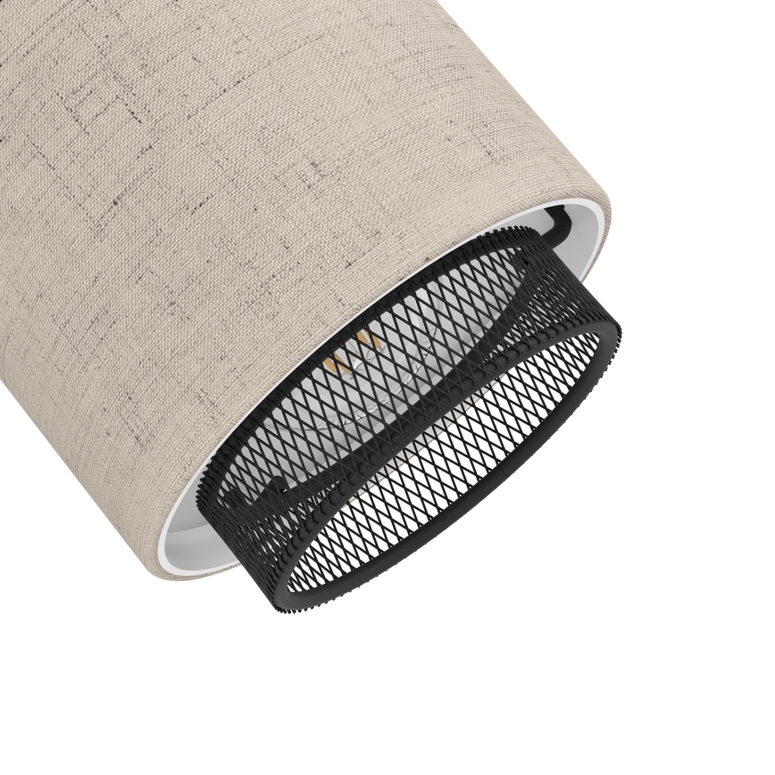 Eglo - Væglampe 3xE14/40W/230V sort/beige