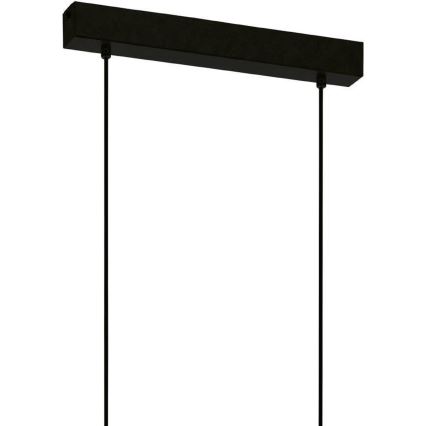 Eglo 43712 - Pendel TOWNSHEND 6xE27/60W/230V sort