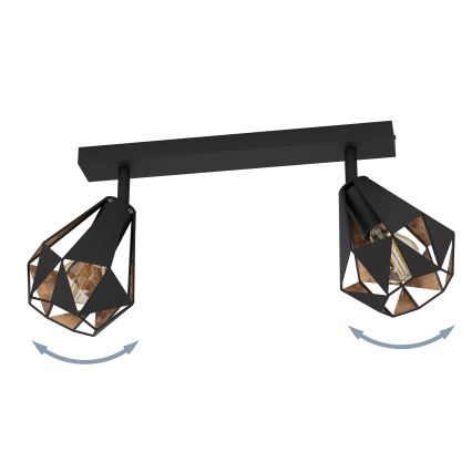 Eglo - Spotlampe 2xE27/40W/230V