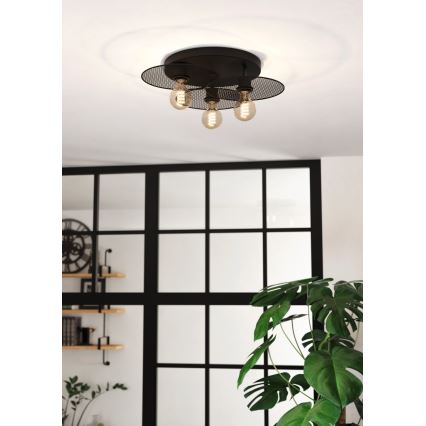 Eglo - Loftlampe 3xE27/40W/230V