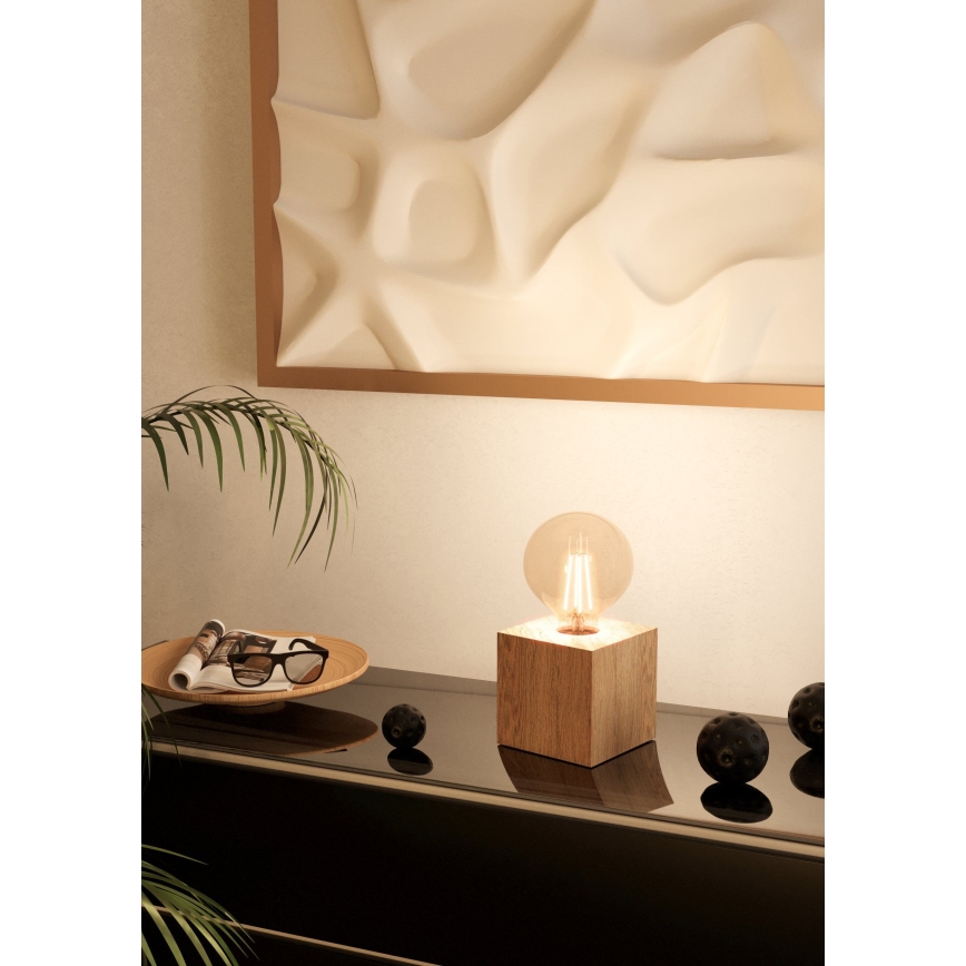 Eglo - Bordlampe 1xE27/40W/230V beige