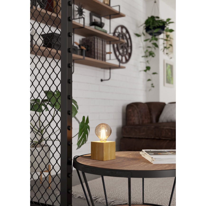Eglo - Bordlampe 1xE27/40W/230V beige