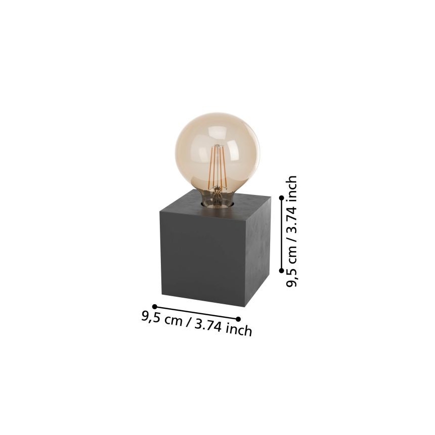 Eglo - Bordlampe 1xE27/40W/230V antracit