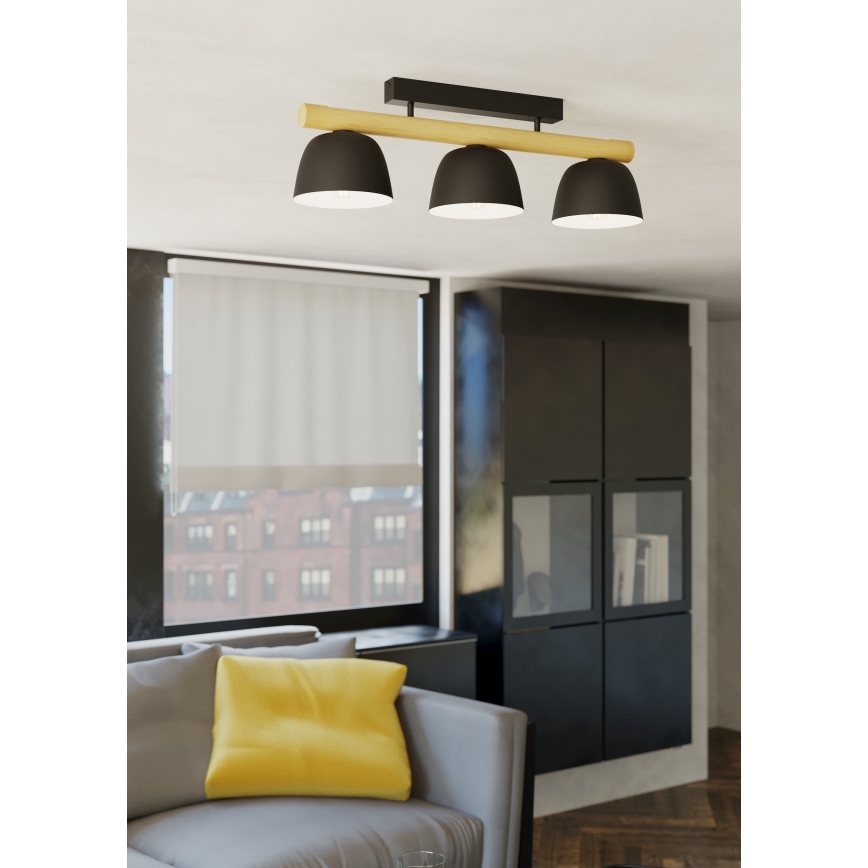 Eglo - Loftlampe 3xE27/40W/230V