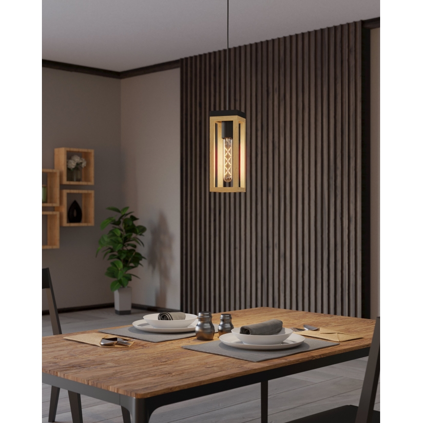 Eglo - Loftlampe på ledning 1xE27/40W/230V