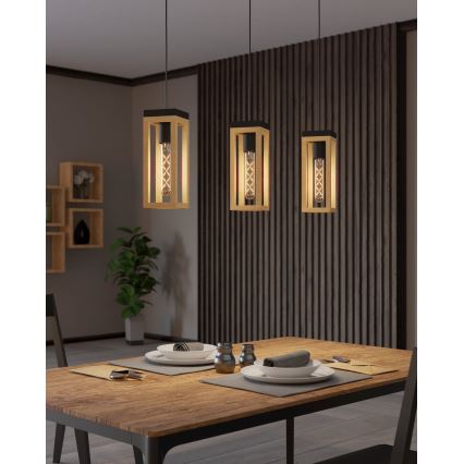 Eglo - Loftlampe med ledning 3xE27/40W/230V