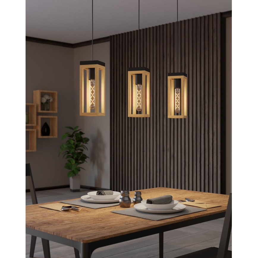 Eglo - Loftlampe med ledning 3xE27/40W/230V