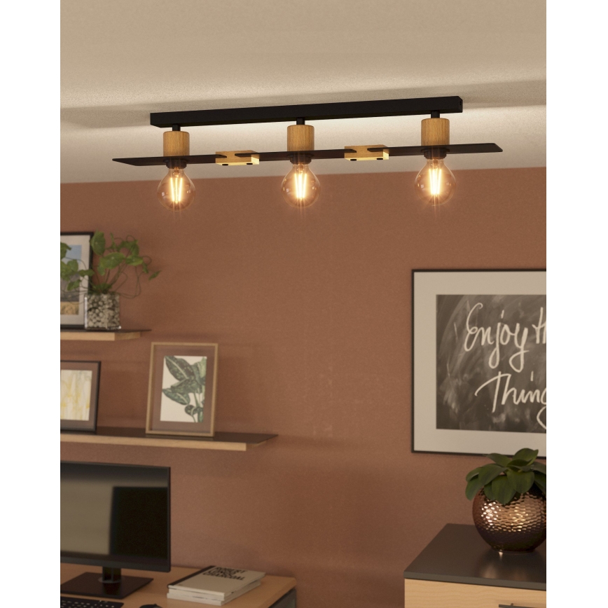 Eglo - Loftlampe 3xE27/40W/230V