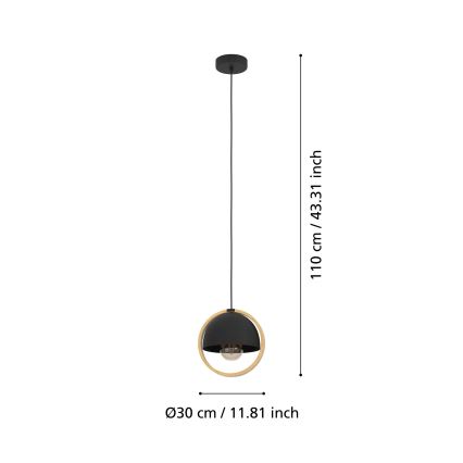 Eglo - Pendel 1xE27/40W/230V