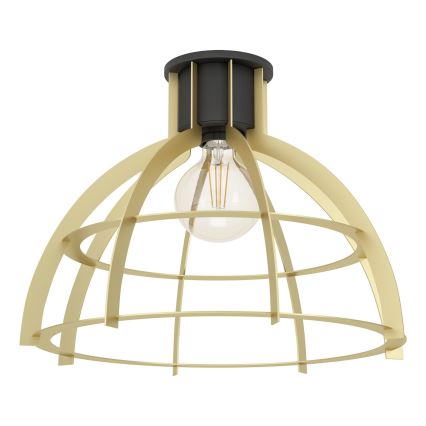 Eglo - Loftlampe 1xE27/40W/230V guldfarvet