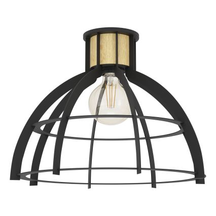 Eglo - Loftlampe 1xE27/40W/230V sort