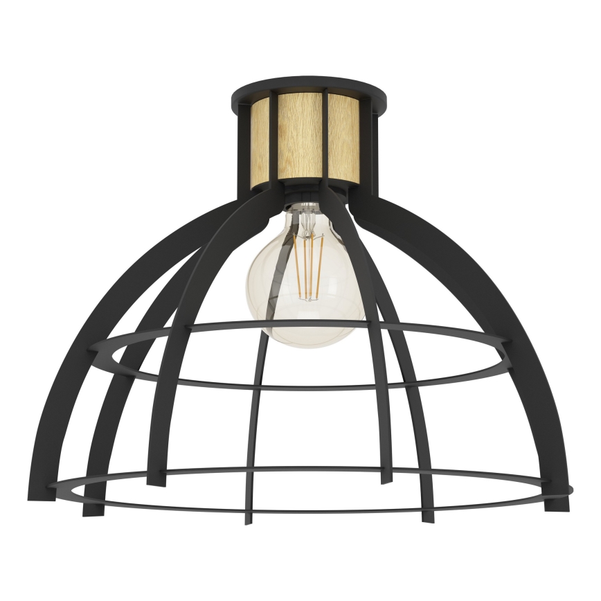 Eglo - Loftlampe 1xE27/40W/230V sort