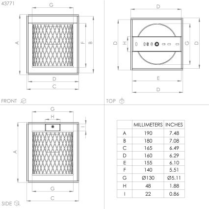 Eglo - Loftlampe 1xE27/40W/230V