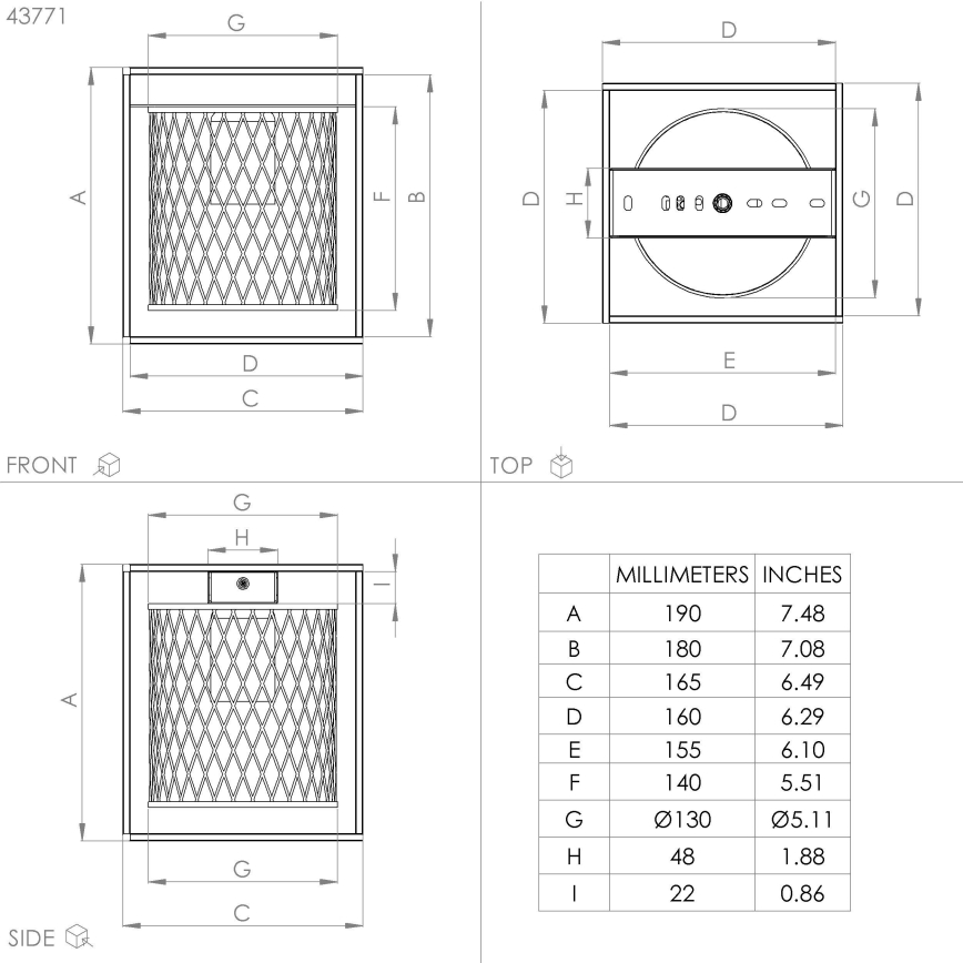 Eglo - Loftlampe 1xE27/40W/230V