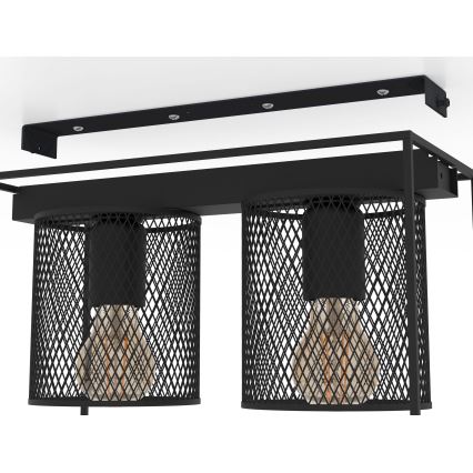 Eglo - Loftlampe 2xE27/40W/230V