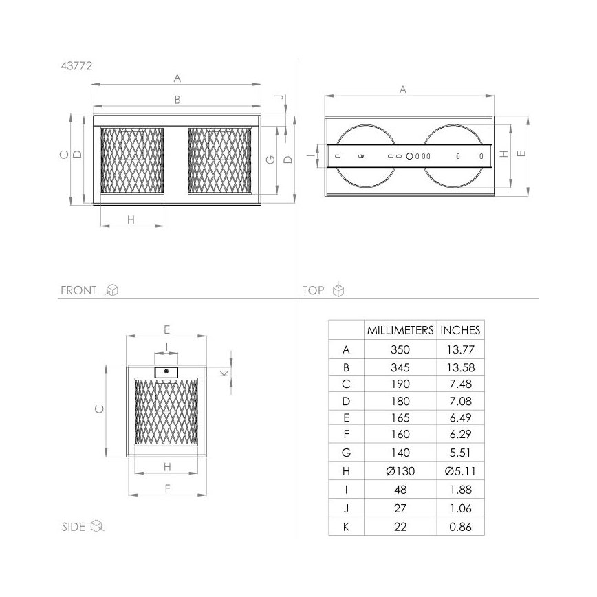 Eglo - Loftlampe 2xE27/40W/230V