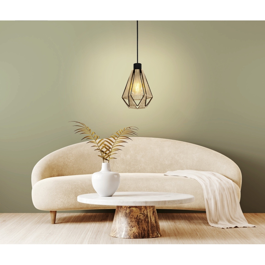 Eglo - Loftlampe på ledning 1xE27/40W/230V