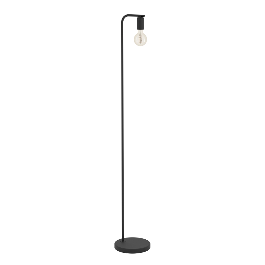 Eglo - Gulvlampe 1xE27/40W/230V sort